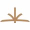 Ekena Millwork Davenport Timber Gable Bracket, Western Red Cedar, 96"W x 48"H x 3 1/2"D x 5 1/2"F, 12/12 Pitch GBW096X48X0406DAV00SWR - alternate 1